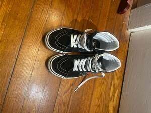 Vans Sk8-Hi Skull and Roses Floral Black High-Top Sneakers